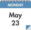Calendar Icon May,23